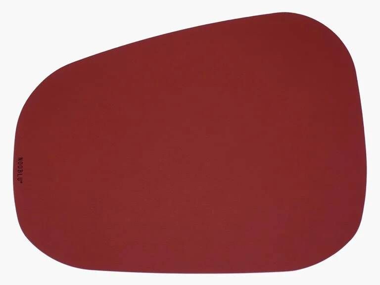 NOOBLU Bureau onderlegger PEBL Senso Ruby red Classic 67 x 50 cm