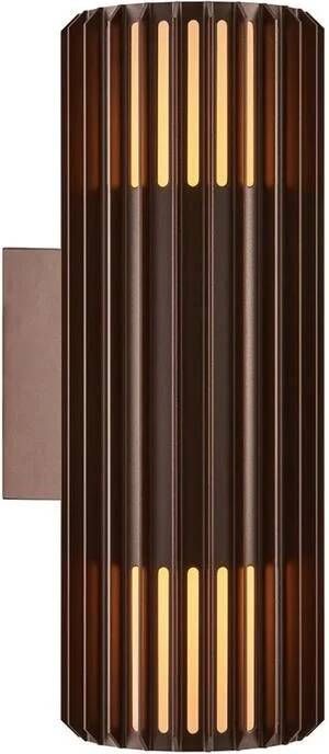 Nordlux Buitenlamp Aludra seaside 2 lichts wand bruin metallic