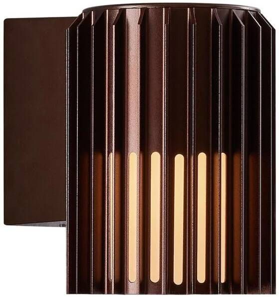 Nordlux Buitenlamp Aludra seaside wand bruin metallic