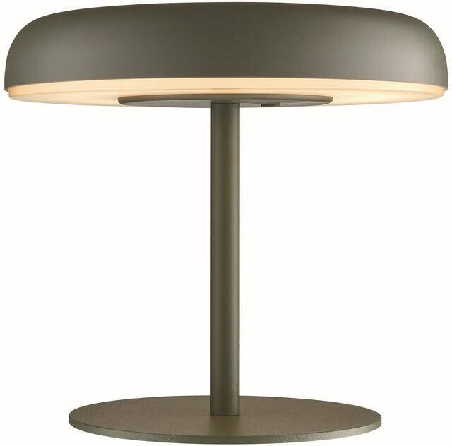 Nordlux Elmer Solar Tafellamp Olijfgroen