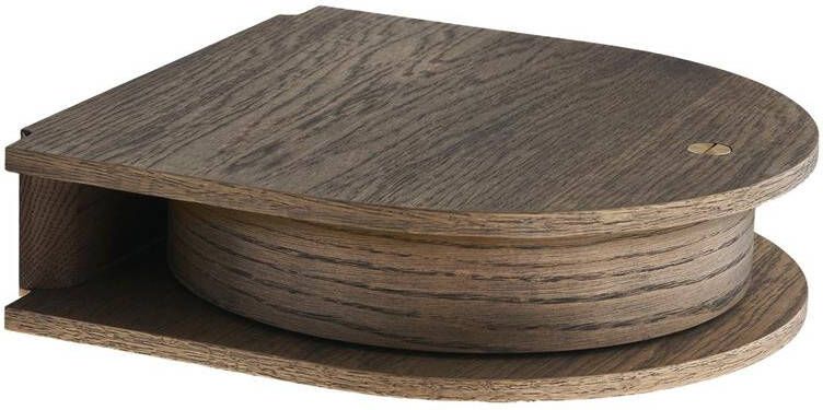 Northern Valet wand console tafel small 37x37 gerookt eiken
