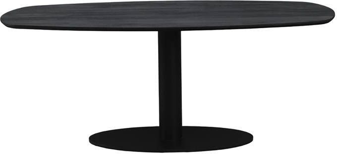 Old Inn Wonen Eettafel Berlijn deens ovaal zwart 200cm