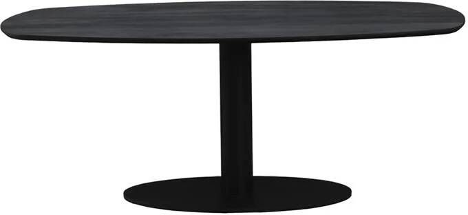 Old Inn Wonen Eettafel Berlijn deens ovaal zwart 240cm