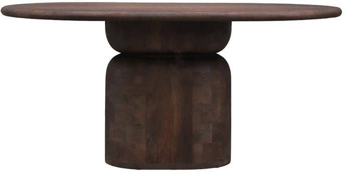 Old Inn Wonen Eettafel Lissabon ovaal kolompoot 160cm