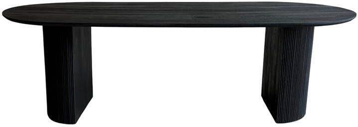 Old Inn Wonen Old Inn Eetkamertafel Luca 200cm zwart