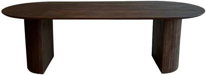 Old Inn Wonen Old Inn Eetkamertafel Luca bruin 240cm