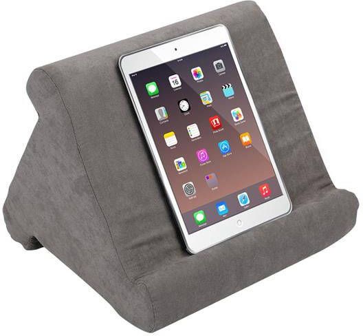 Orange Donkey Tablet kussen – Grijs 3 kijkhoeken – tablet pillow – tablethouder – tablet standaard – pillow pad