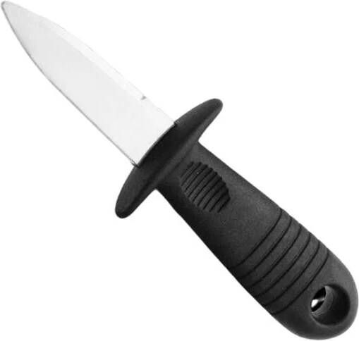 OTIX Oestermes Oesterbreekmes Zwart 14.5x5x1.7 cm RVS