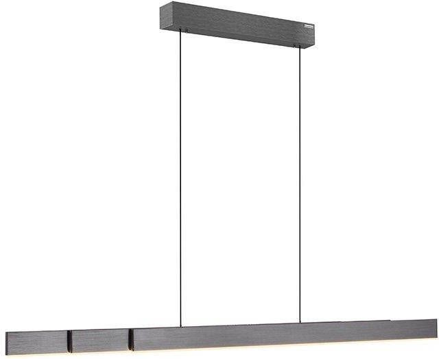 Lamponline Paul Neuhaus Hanglamp e-Lift + e-Slide L 120-200 cm donker grijs