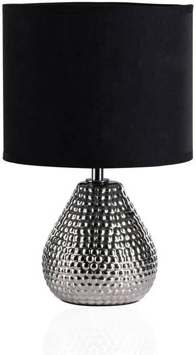Pauleen SipofSilver Tafellamp blacksilver ceramic.