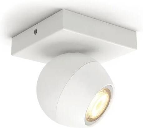 Philips Hue BUCKRAM Opbouwspot GU10 1x5W Wit