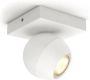 Philips Hue Buckram opbouwspot warm tot koelwit licht 1-spot wit - Thumbnail 2