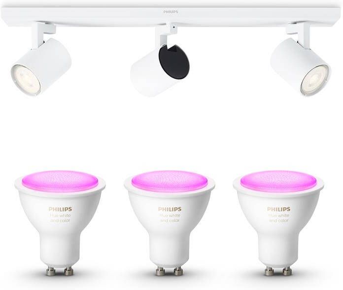 Philips Hue Philips Runner Opbouwspot Wit Hue White & Color Ambiance 3 Spots