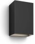 Philips Hue Resonate Outdoor wandlamp White and Color Ambiance zwart Buiten - Thumbnail 3
