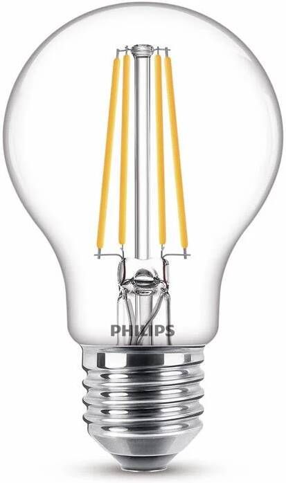 Philips LED filament standaard lamp helder niet dimbaar (6-pack) E2…