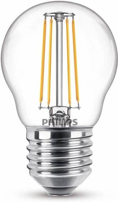 Philips LED Kogellamp Transparant 40 W E27 warmwit licht