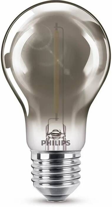 Philips LED Lamp Zwart 15 W E27 warmwit licht
