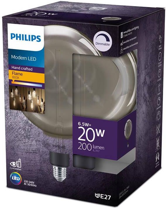 Philips lighting LED Vintage XL-Globe 871951431539600 E27 N A Vermogen: 6.5 W Warmwit N A