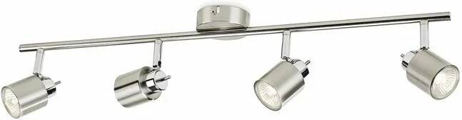 Philips Plafondlamp Meranti 15 5 x 10 x 69 cm 4 GU10 Zilverkleurig Metaal