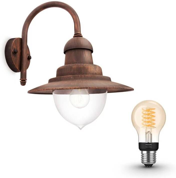 Philips Hue Philips Mygarden Raindrop Wandlamp Incl. Hue White Filament- Brons