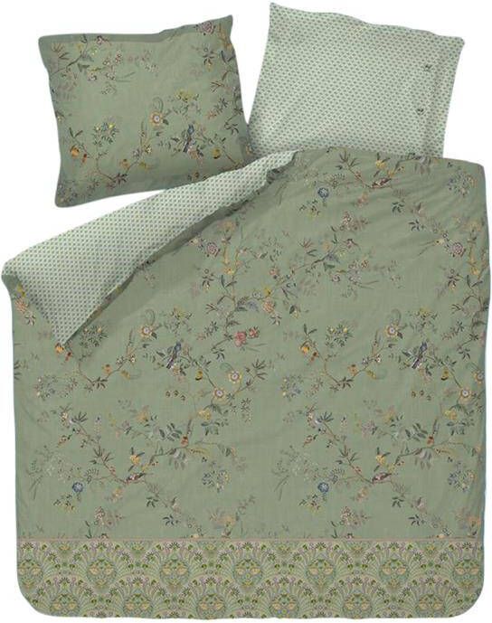 Pip Studio Amor De Dios Dekbedovertrek 200 x 200 220 cm Groen