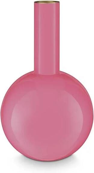 Pip Studio Flower vase Dark Pink vase Metal 19x33cm