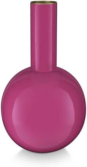Pip Studio Bloemenvaas Roze vaas Metaal 15x26cm
