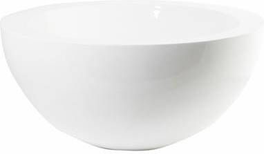 Pottery Pots Bloembak-Plantenschaal mat Wit D 38.5 cm H 18 cm