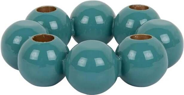 Present time Kandelaar Bubbles Round Blauw Ø19cm