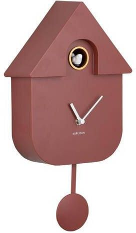 present time Karlsson Wandklok Modern Cuckoo Groen 8 5x21 5x41cm