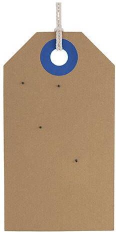 Present time Memo Board Tag Large Blauw