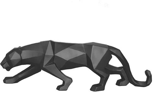 present time Ornament Origami Panther Zwart 48x10 5x15cm