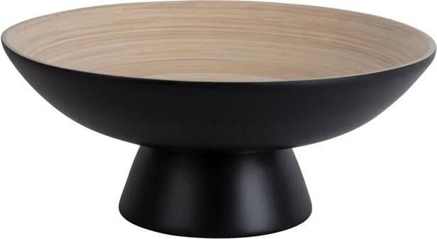 Present time Schaal Fruit Bowl Puro Zwart Ø30cm