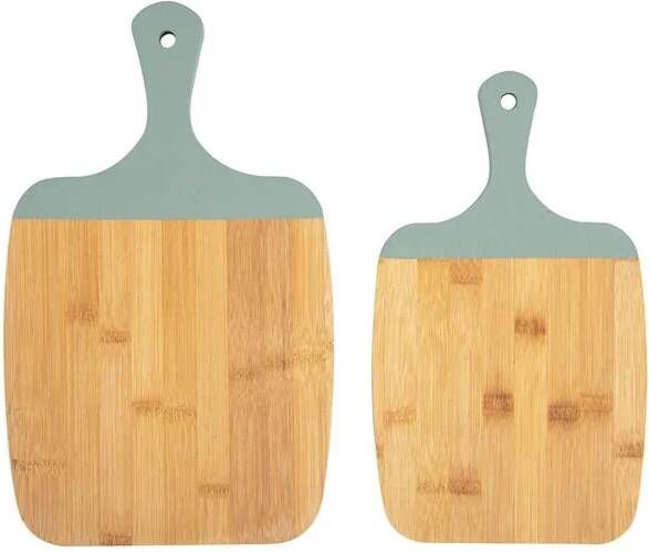 Present time Snijplank set Gourmet Groen 23x38 cm