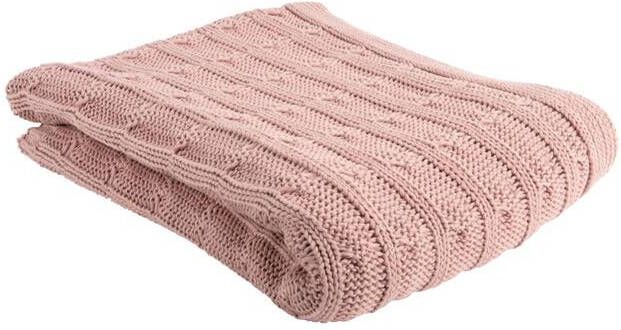 Present time Throw Cable Knitted