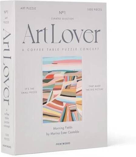 Printworks Art Lover Boek Puzzel Morning Fields 1000 stukjes
