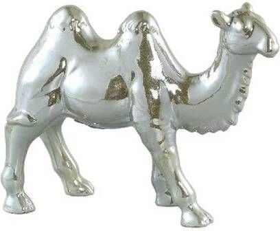 Ptmd Collection PTMD Aidan Gold green glazed ceramic camel statue stand
