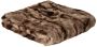 Ptmd Collection PTMD Clarisse Brown artificial fur plaid rectangle S - Thumbnail 2