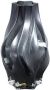Ptmd Collection PTMD Florence Black glass vase curved lines S - Thumbnail 2