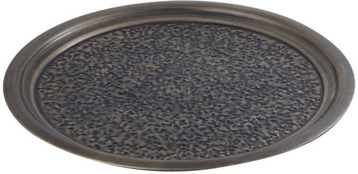 Ptmd Collection PTMD Janelle Brass iron hammered round bowl XL