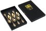 Ptmd Collection PTMD Thrust Gold stainless steel dessert spoon giftbox - Thumbnail 2