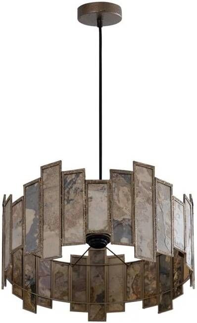 PTMD Collection Ptmd Levan Hanglamp 43x43x22 Cm Steen Messing