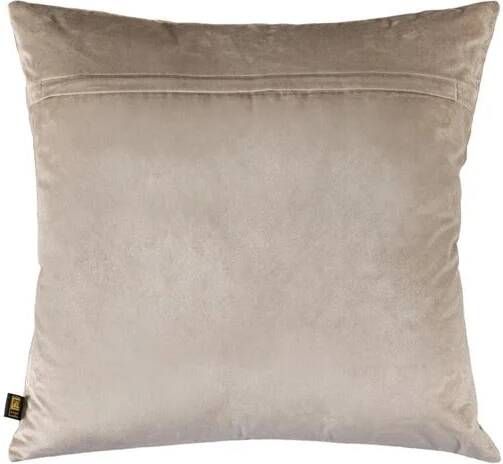 PTMD Collection Ptmd Lizze Sierkussen 60x3x60 Cm Fluweel Beige