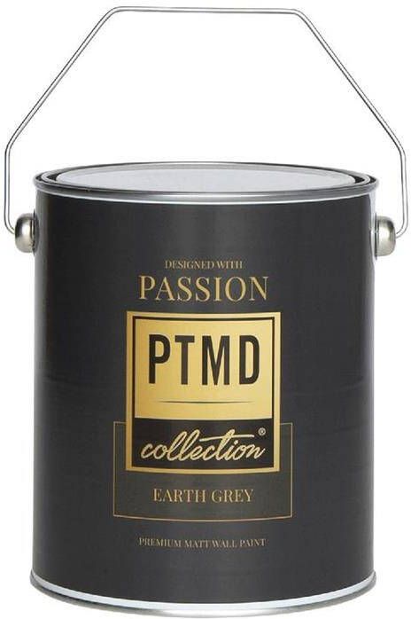 PTMD Premium Muurverf 2 5 Liter Aarde Grijs