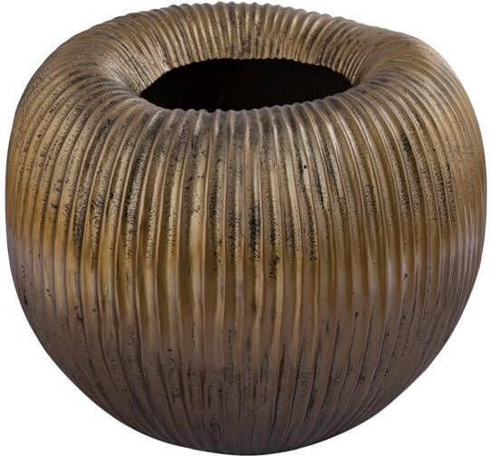 PTMD Russel Bloempot 40x40x34 cm Aluminium Goud