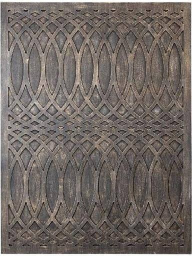 Ptmd Collection PTMD Osher Grey MDF wavy carved wallpanel rough S