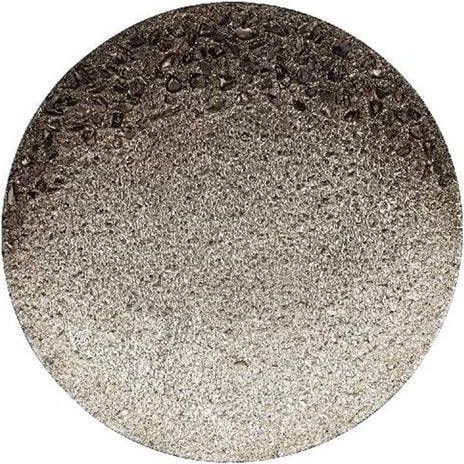 Ptmd Collection PTMD Sian Brass shimmer iron wall panel ombre round S