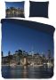 Pure Dekbedovertrek Micropercal NY City blauw 200x200 220cm - Thumbnail 2