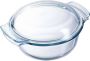 PYREX Essentials Ovenschaal Rond met Deksel 1 6 liter Borosilicaatglas Transparant - Thumbnail 2