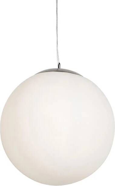 QAZQA Scandinavische hanglamp opaal glas 50cm Ball 50